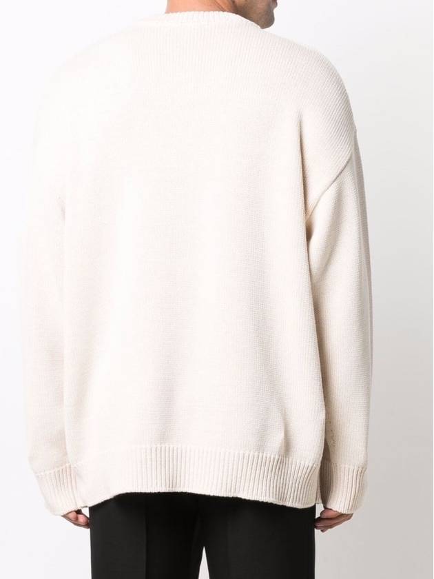 Luxury Balenciaga Trending 2025 Cotton Polyester Knit Top Ivory