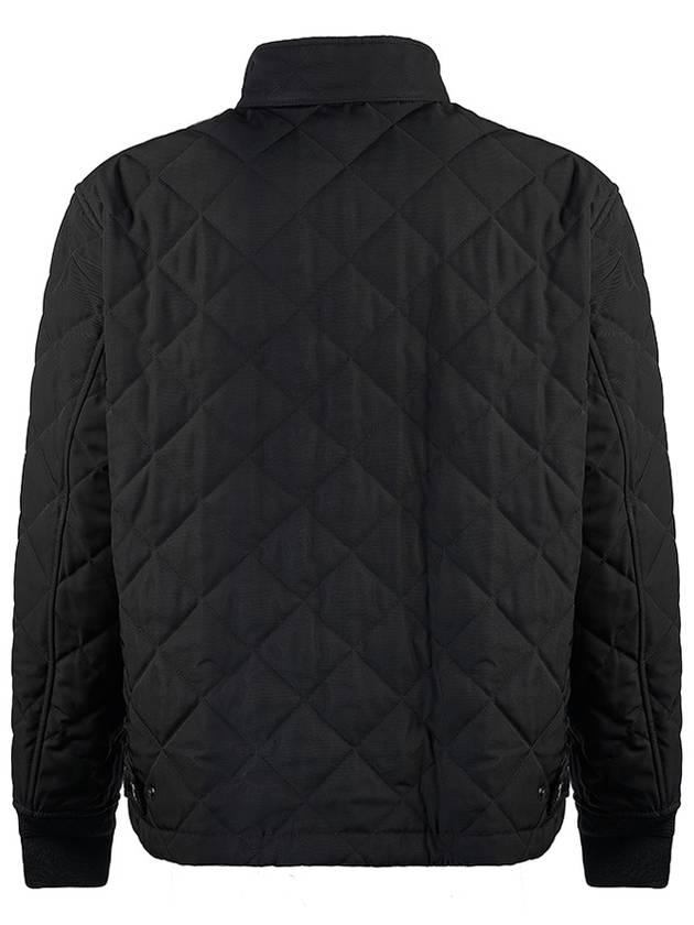 Luxury Burberry Diamond Quilted Thermoregulated Jacket Black