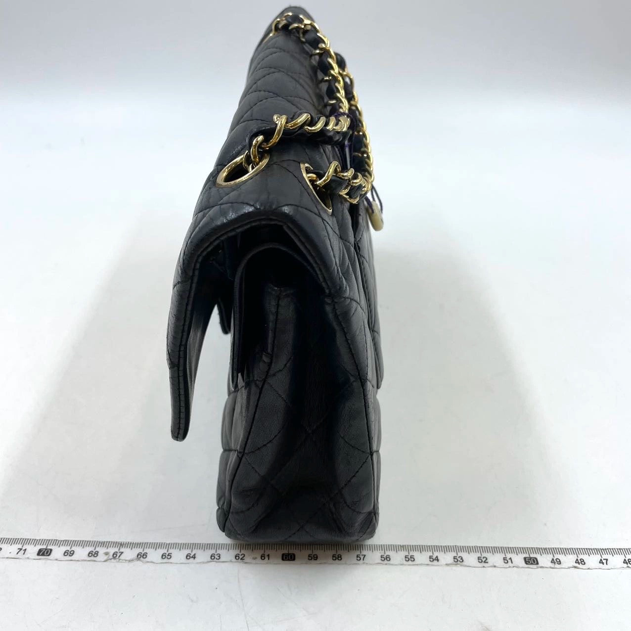 Chanel Timeless/ Classic Flap Medium Black with 24k Gold Plated Hardware
