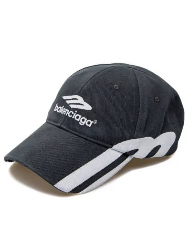 Luxury Balenciaga Trending 2025 3B Sports Icon Ball Cap Black
