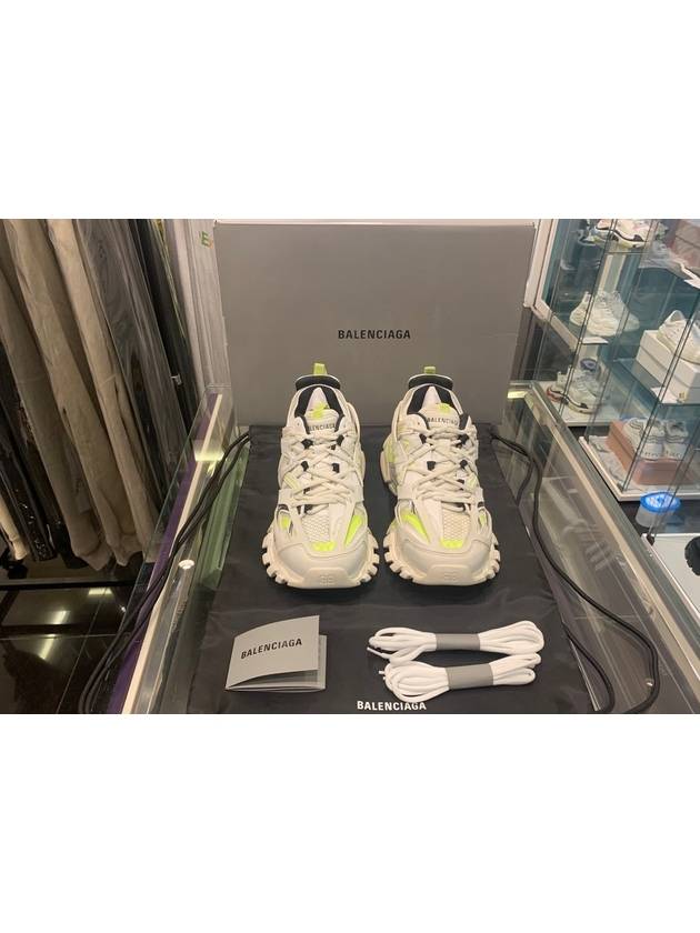 Luxury Balenciaga Trending 2025 Track Low Top Sneakers Fluo Yellow White