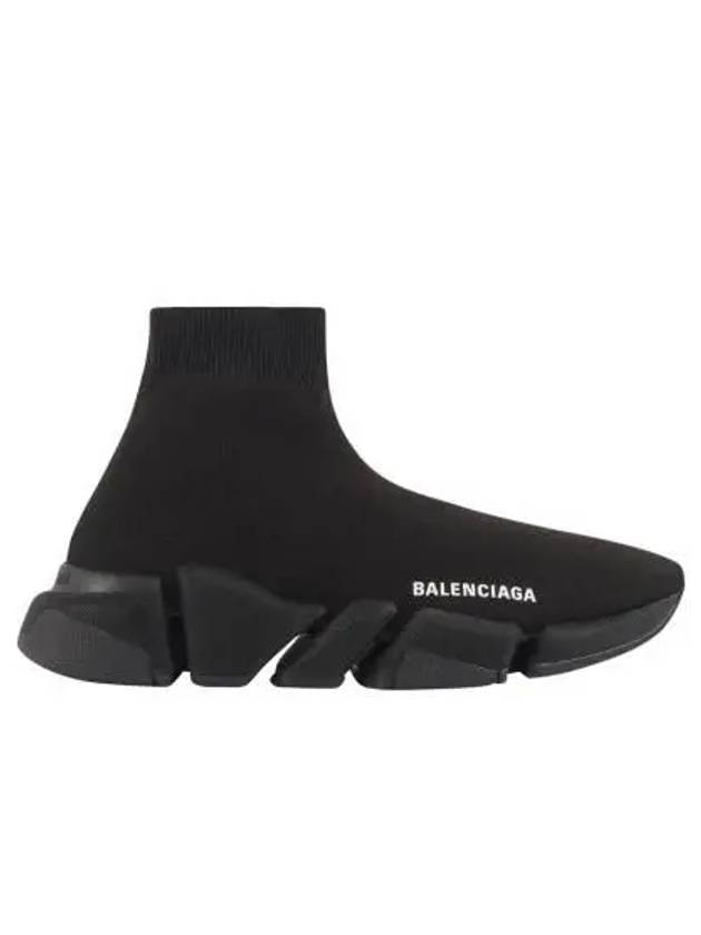 Luxury Balenciaga Trending 2025 WoMen's Speed 2 0 Recycled Knit High Top Sneakers Black