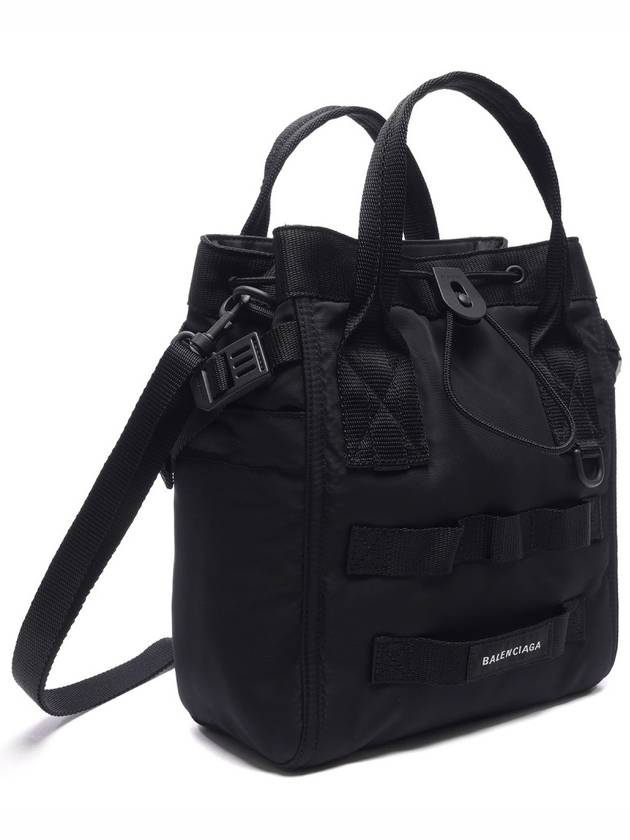 Luxury Balenciaga Trending 2025 Army Logo Small Tote Bag Black