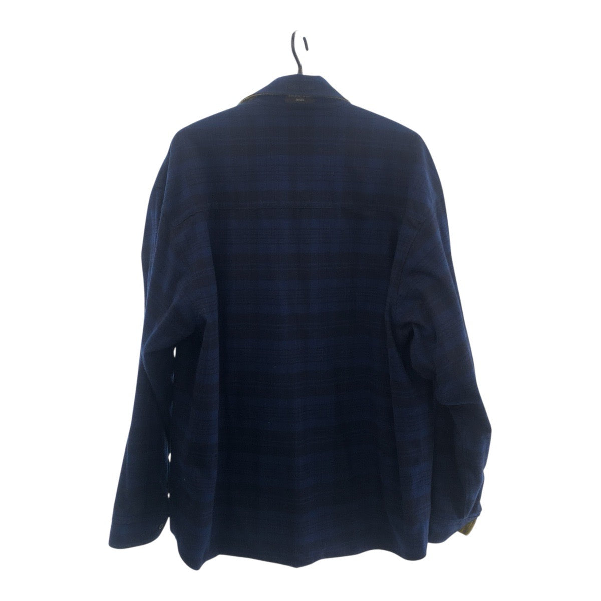 BALENCIAGA Long sleeve shirt 720105TNM27 cotton Yellow blue M