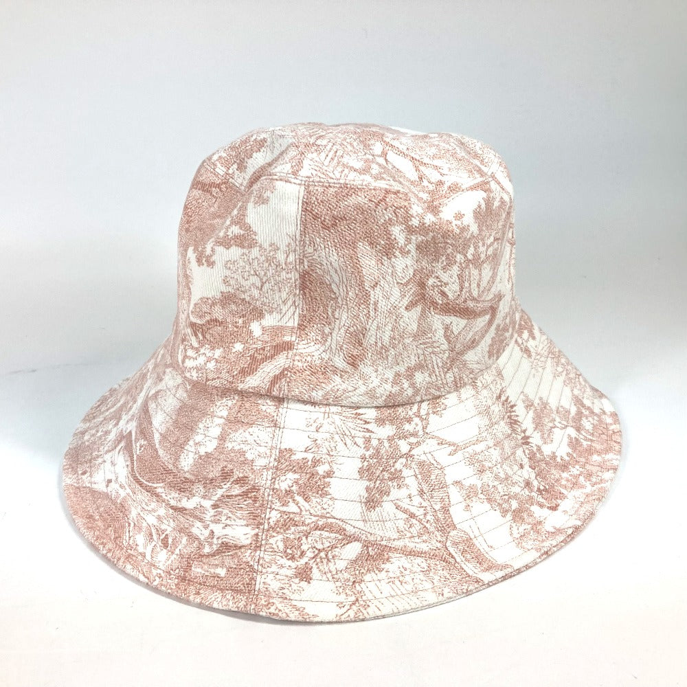Dior hat 02TOJ924I130 cotton pink Hat Hat Bucket Hat Bob Hat Toile de Jui Women 59