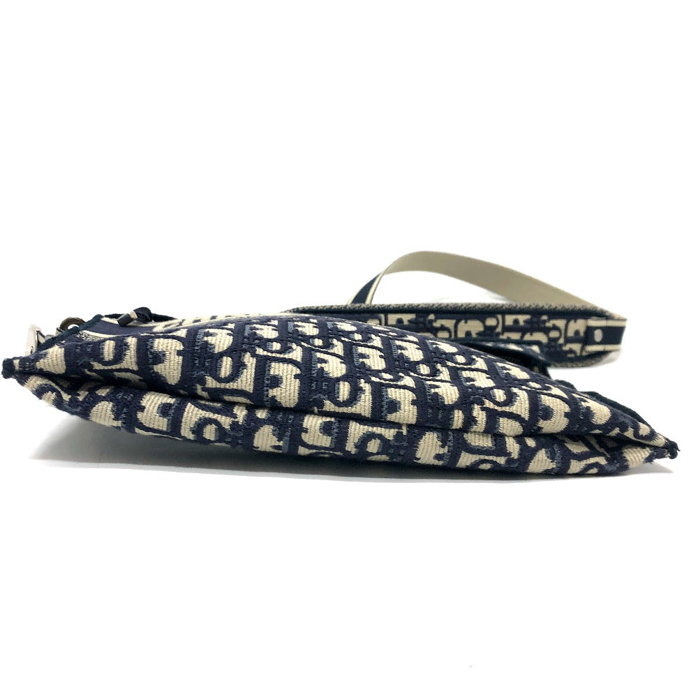 Dior Shoulder Bag Jacquard Navy Oblique