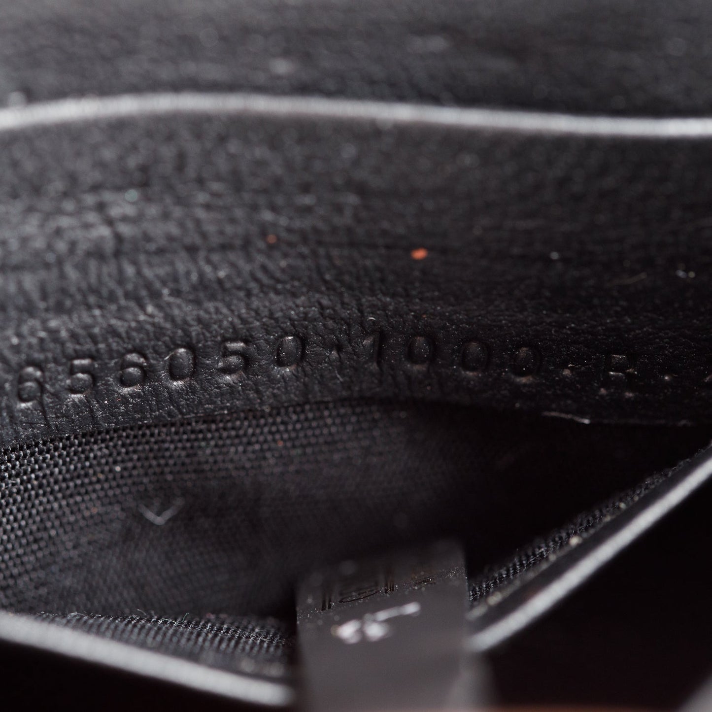 Balenciaga Black Smooth Leather Hourglass Wallet on Chain