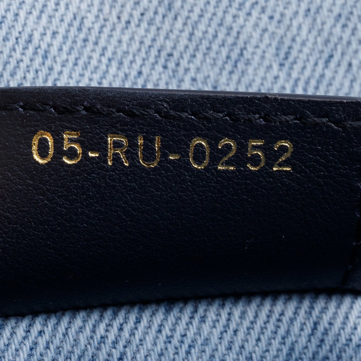 Christian Dior 2022 Blue Macrocannage Denim Medium Dior Caro Bag