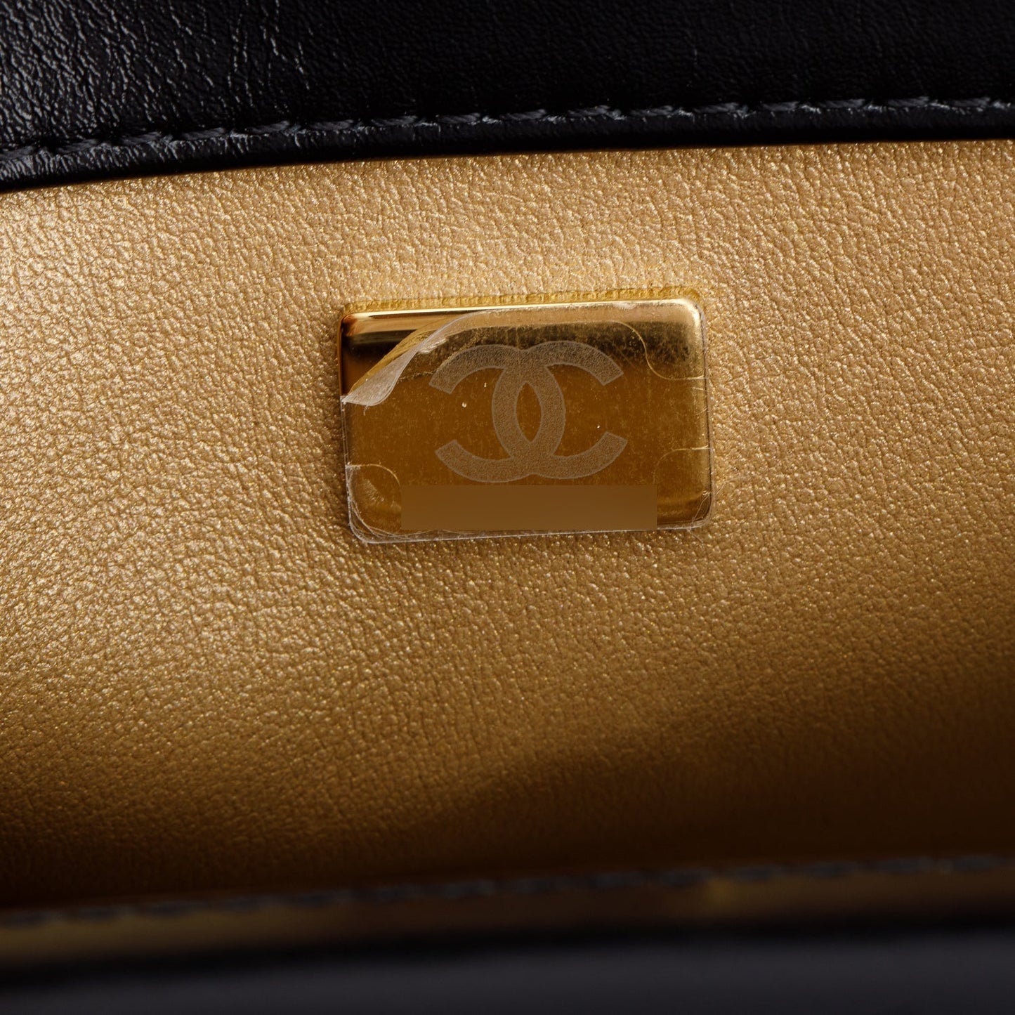 Chanel 2025 Black Quilted Lambskin Leather Mini Perfect Fit Flap Bag