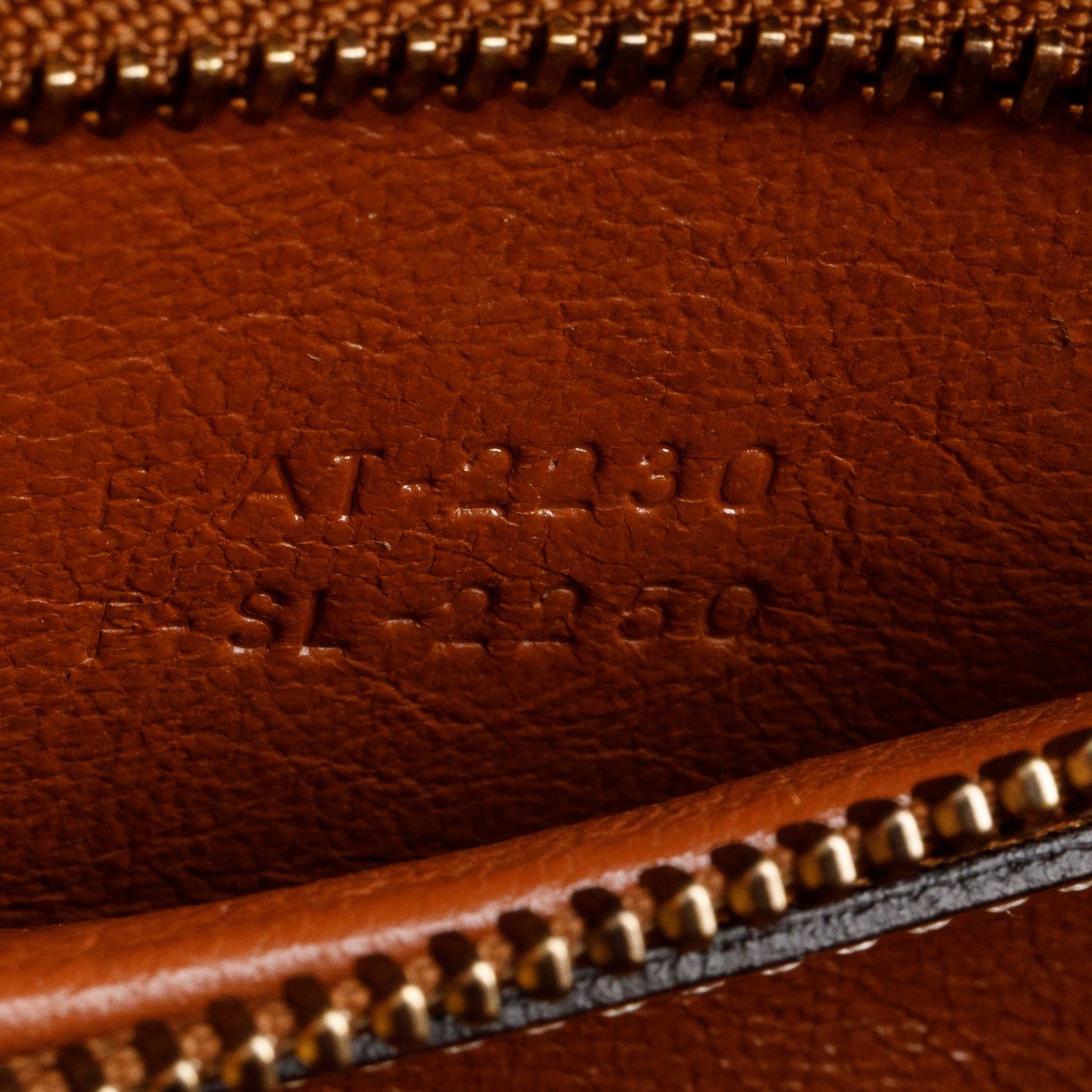 Celine 2020 Tan & Navy Bi-color Calfskin Leather Canvas Micro Luggage Tote