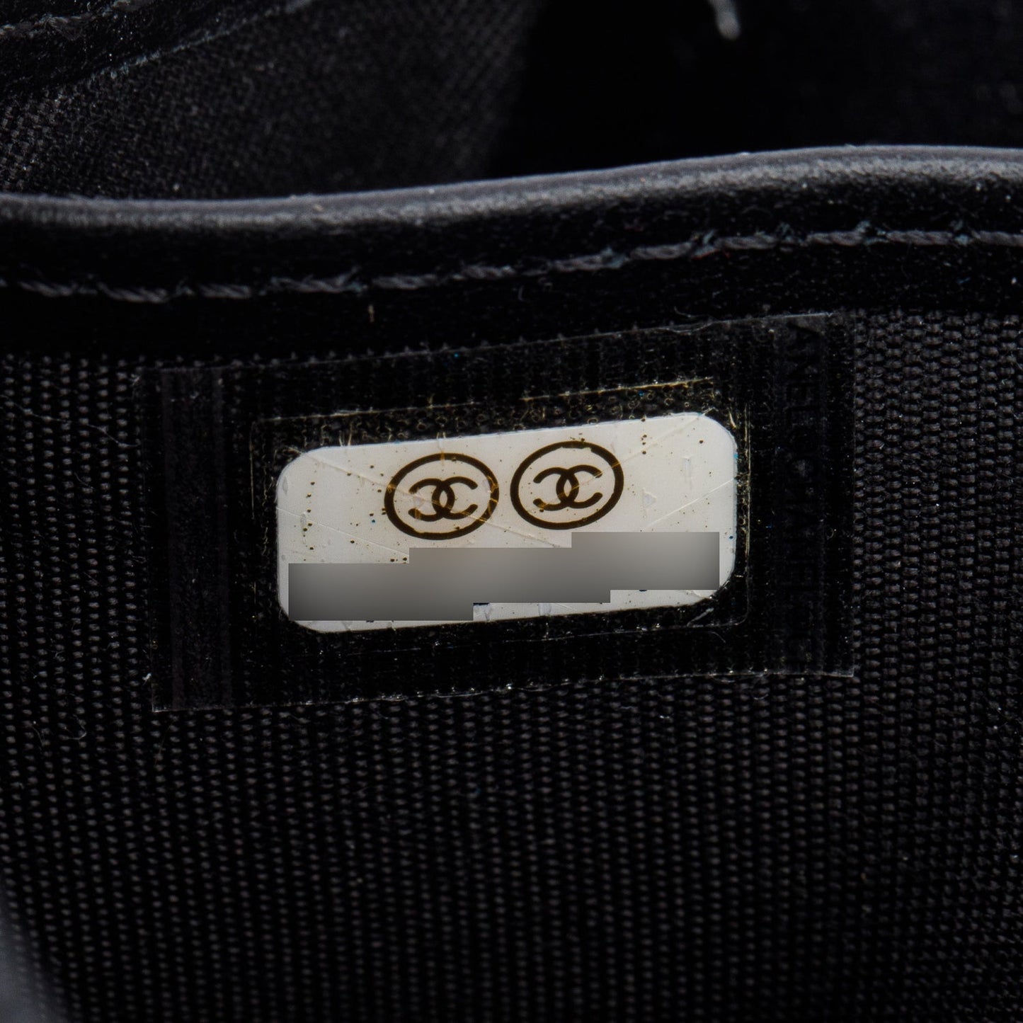 Chanel Black Caviar Leather Boy Long Zip Around Wallet