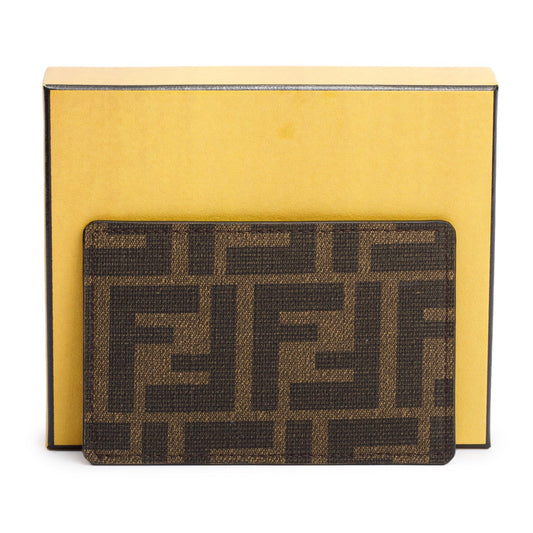 Fendi Zucca FF Logo Card Holder