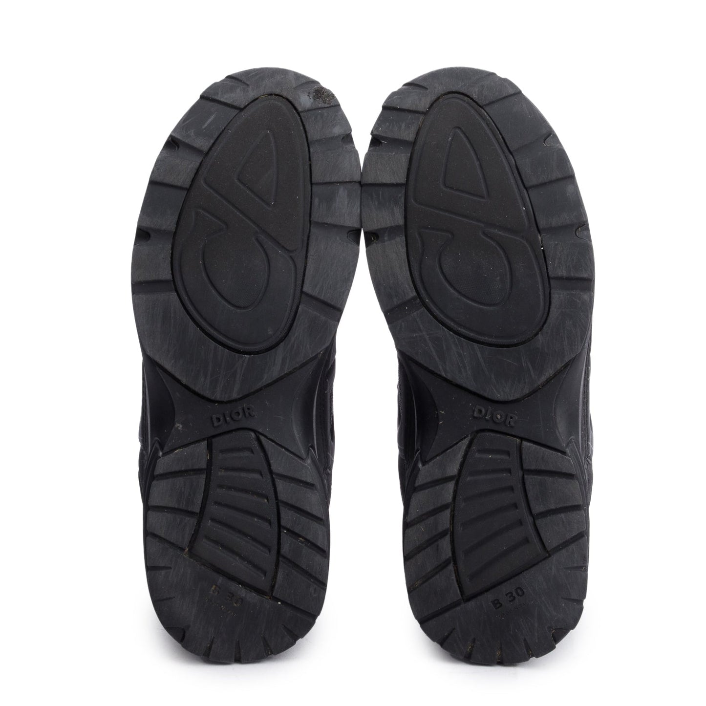 Christian Dior Black Mesh Technical Fabric B30 Sneakers, Size 43