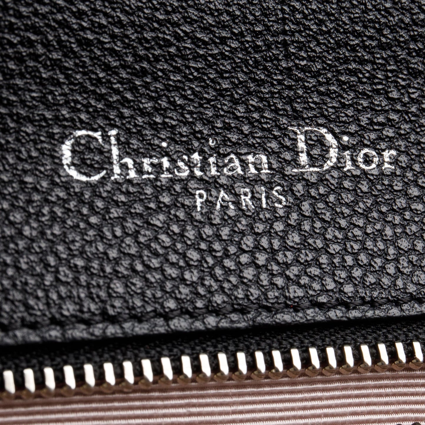 Christian Dior Black Calfskin Leather Small Diorama Flap Bag