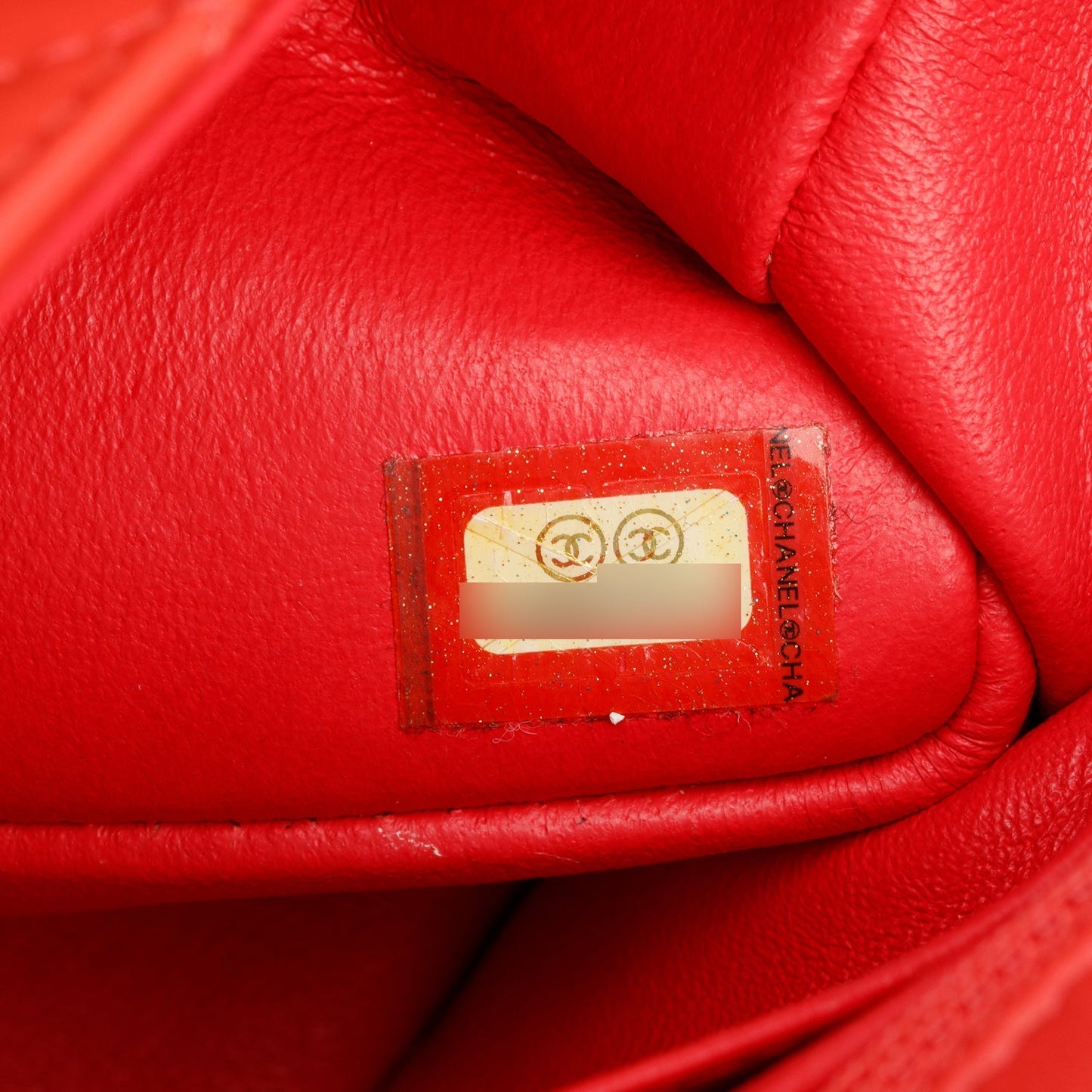 Chanel Red Quilted Patent Leather Classic Mini Rectangular Flap Bag