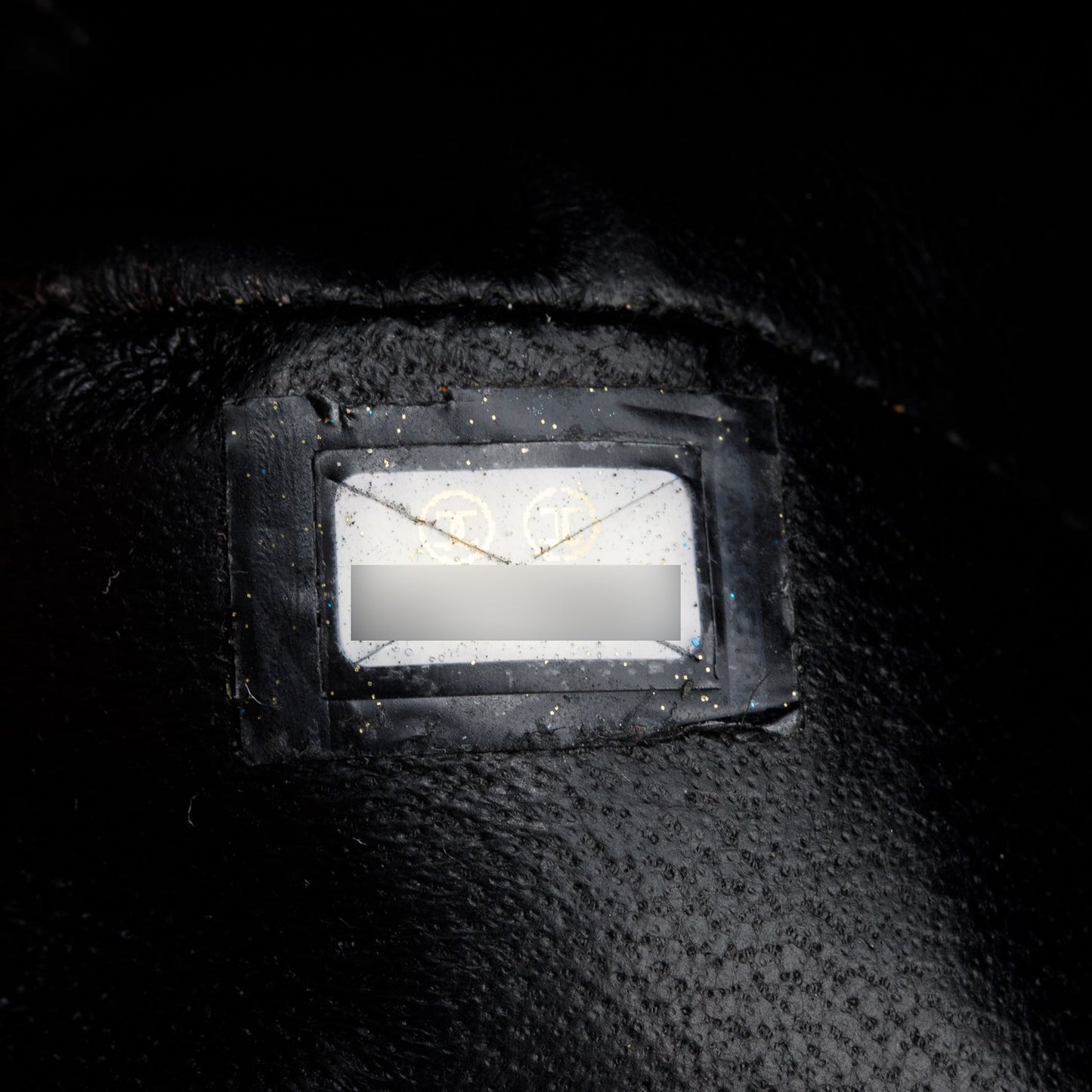 Chanel Vintage Black Caviar Leather Medallion Tote