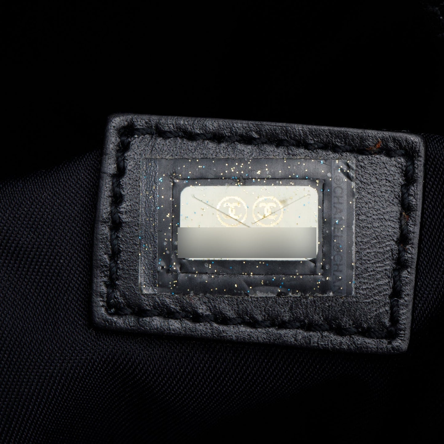Chanel Black Nylon Travel Ligne Bowling Bag
