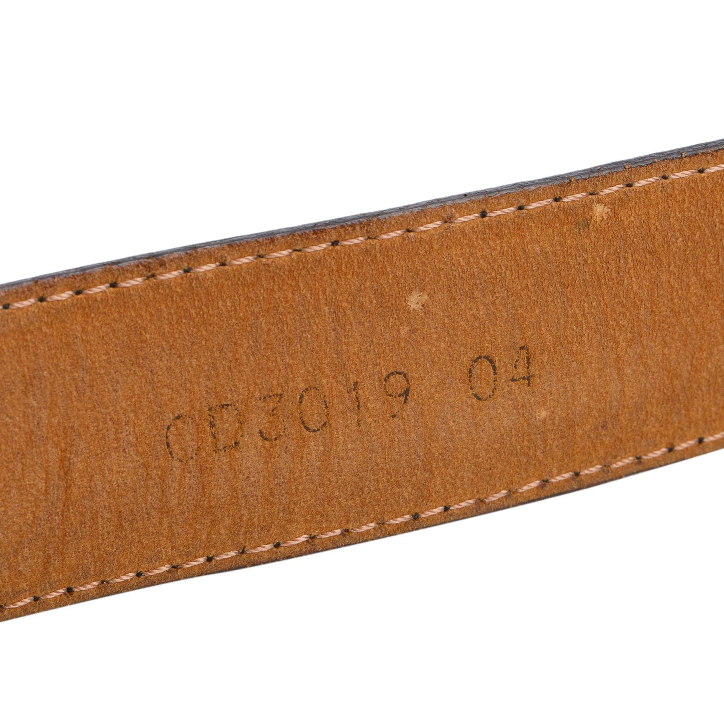 Christian Dior Vintage Black Leather Belt 95 38