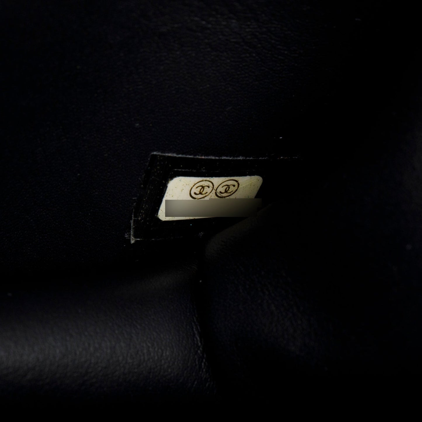 Chanel Black Python Patent Leather Boy Flap Clutch