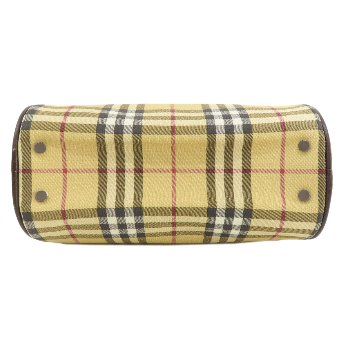 BURBERRY Handbag canvas beige Nova Check