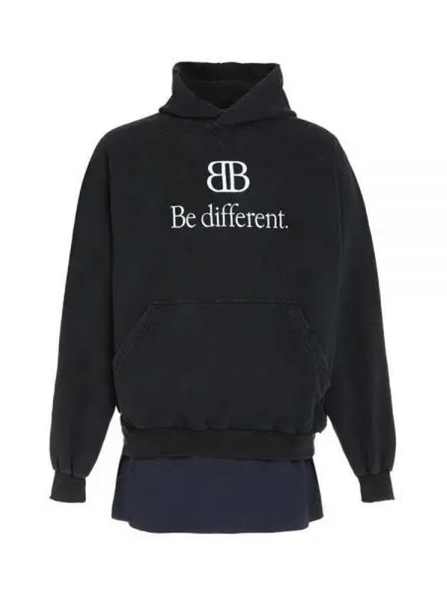 Luxury Balenciaga Trending 2025 BB Logo Hoodie Black