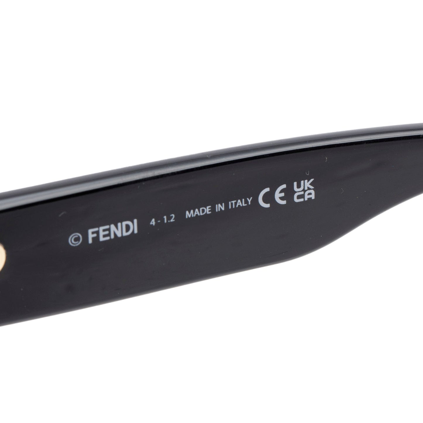 Fendi FE40070I Black Acetate Fendigraphy Square Sunglasses