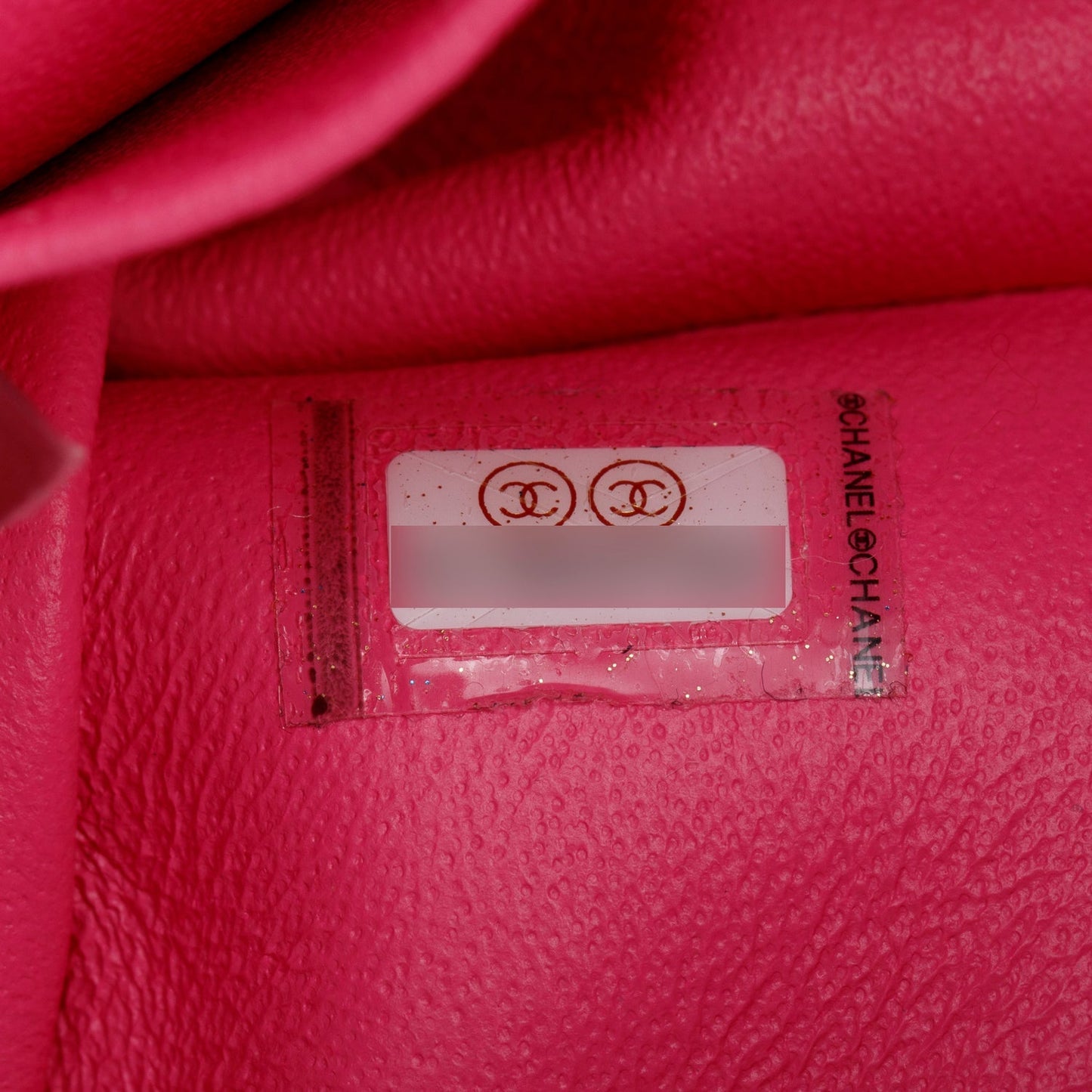 Chanel 2021 Pink Lambskin Quilted Mini Rectangular Flap Bag