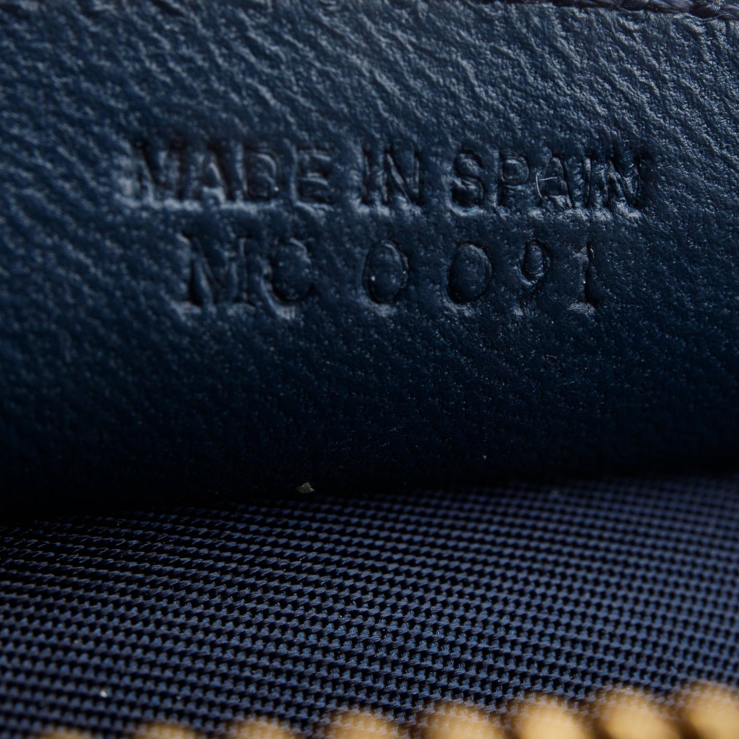 Christian Dior Navy Diorissimo Saddle Pochette
