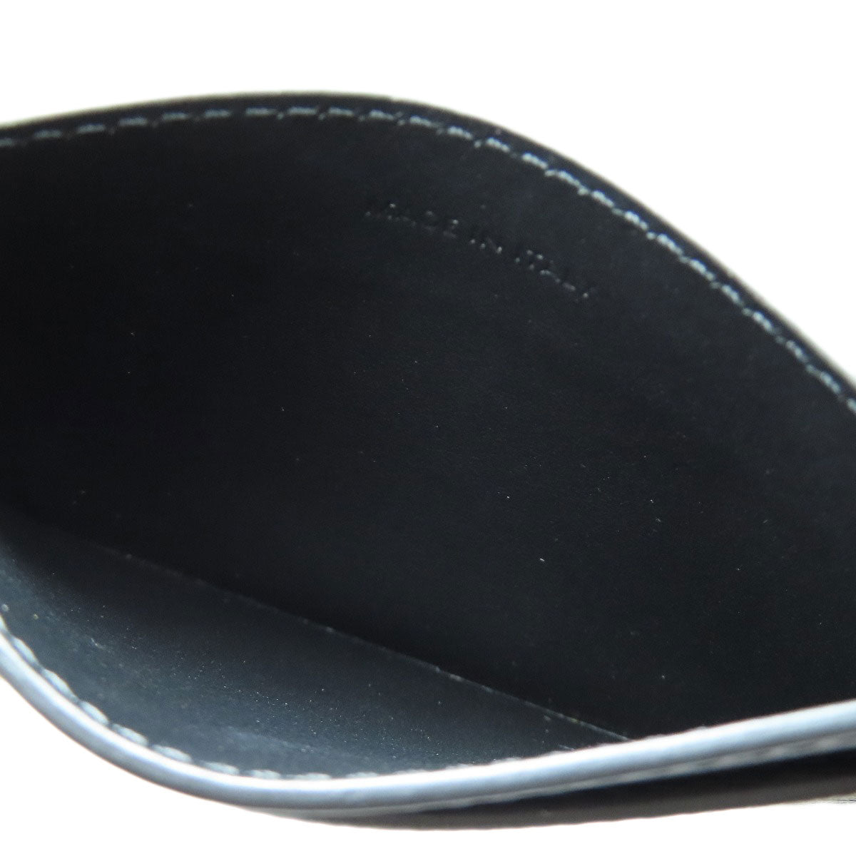CELINE Card Case leather black Triomphe Women(Unisex)