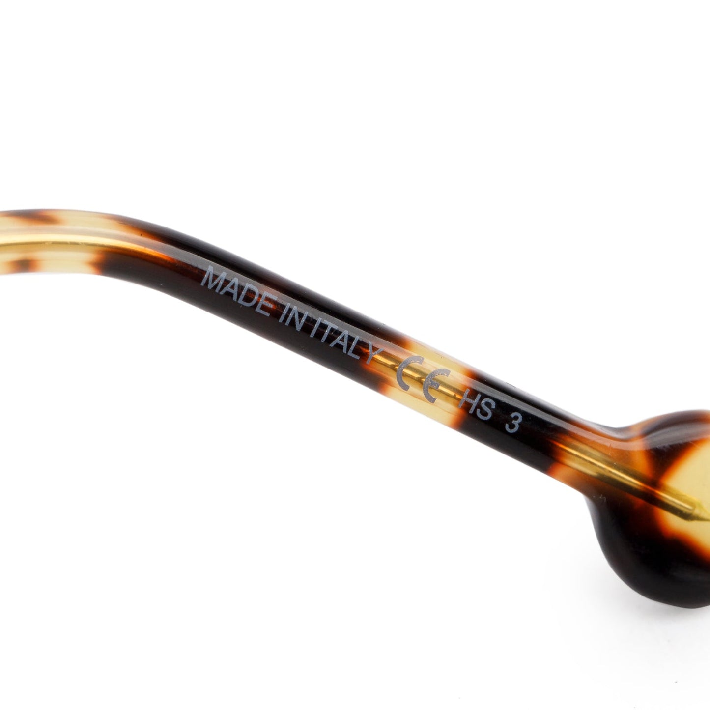 Christian Dior ORIGINS1 Gold Tone Marqueterie Print Sunglasses
