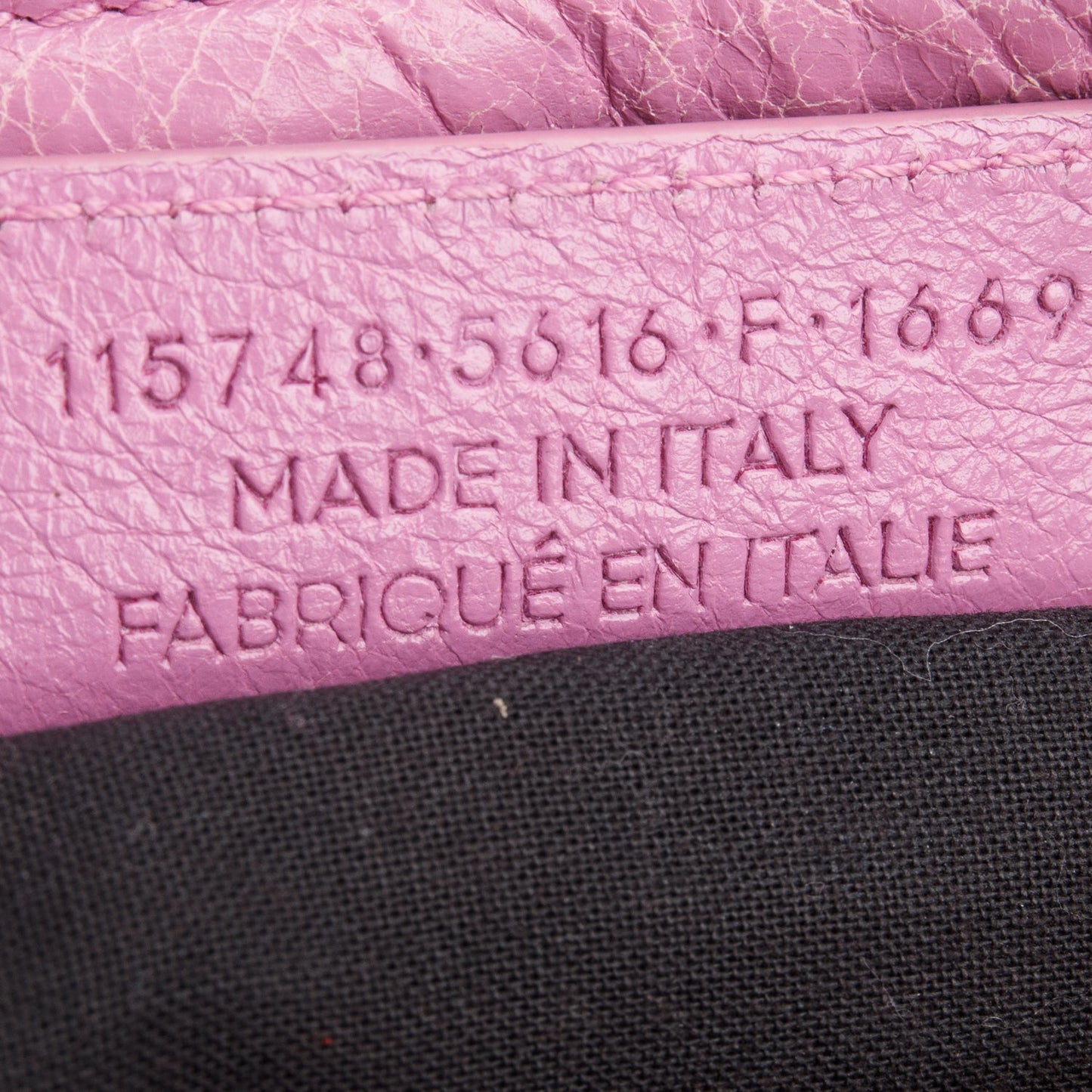 Balenciaga Purple Arena Lambskin Leather Le City Medium Bag