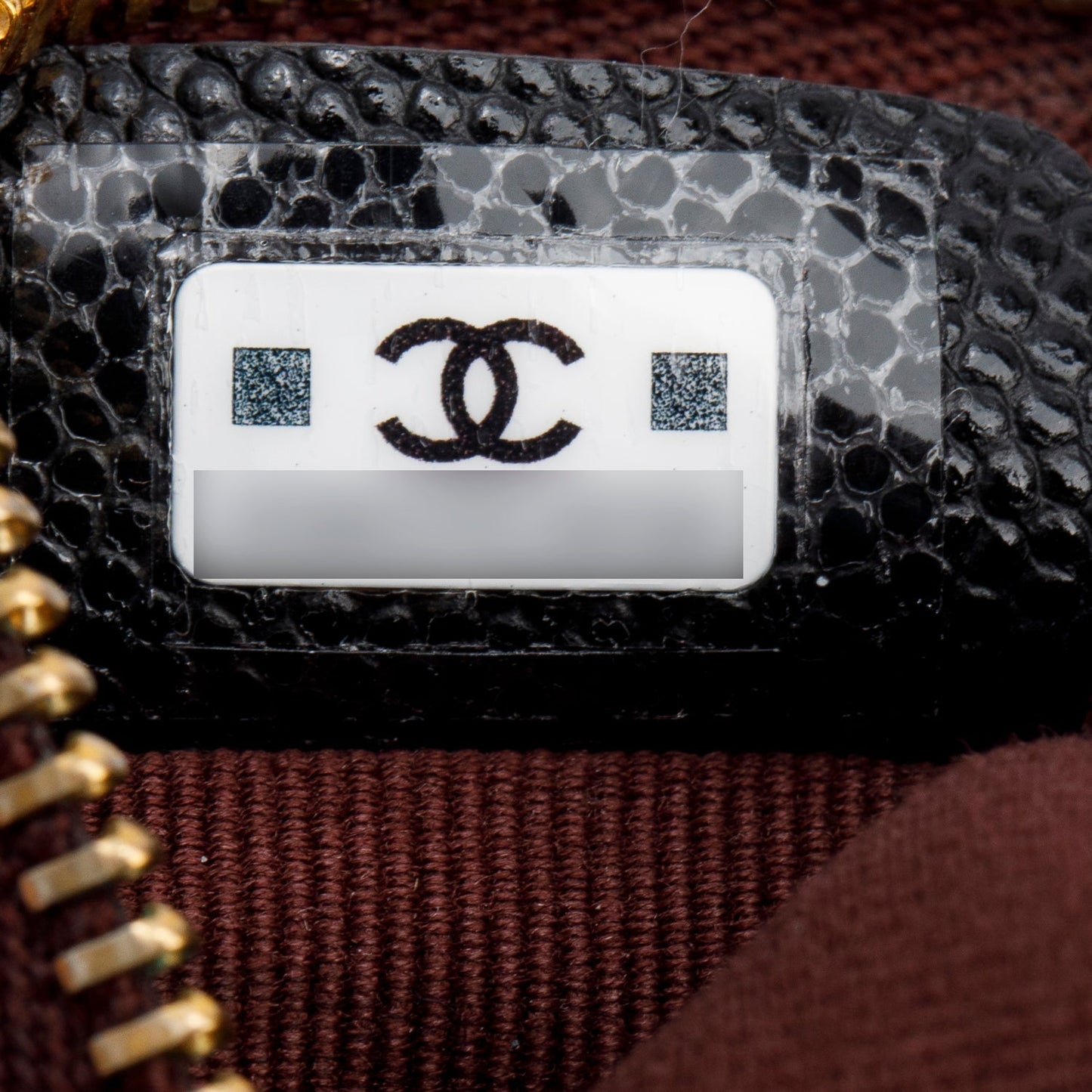 Chanel 2024 Black Quilted Caviar Leather Small Classic Zipped Pouch