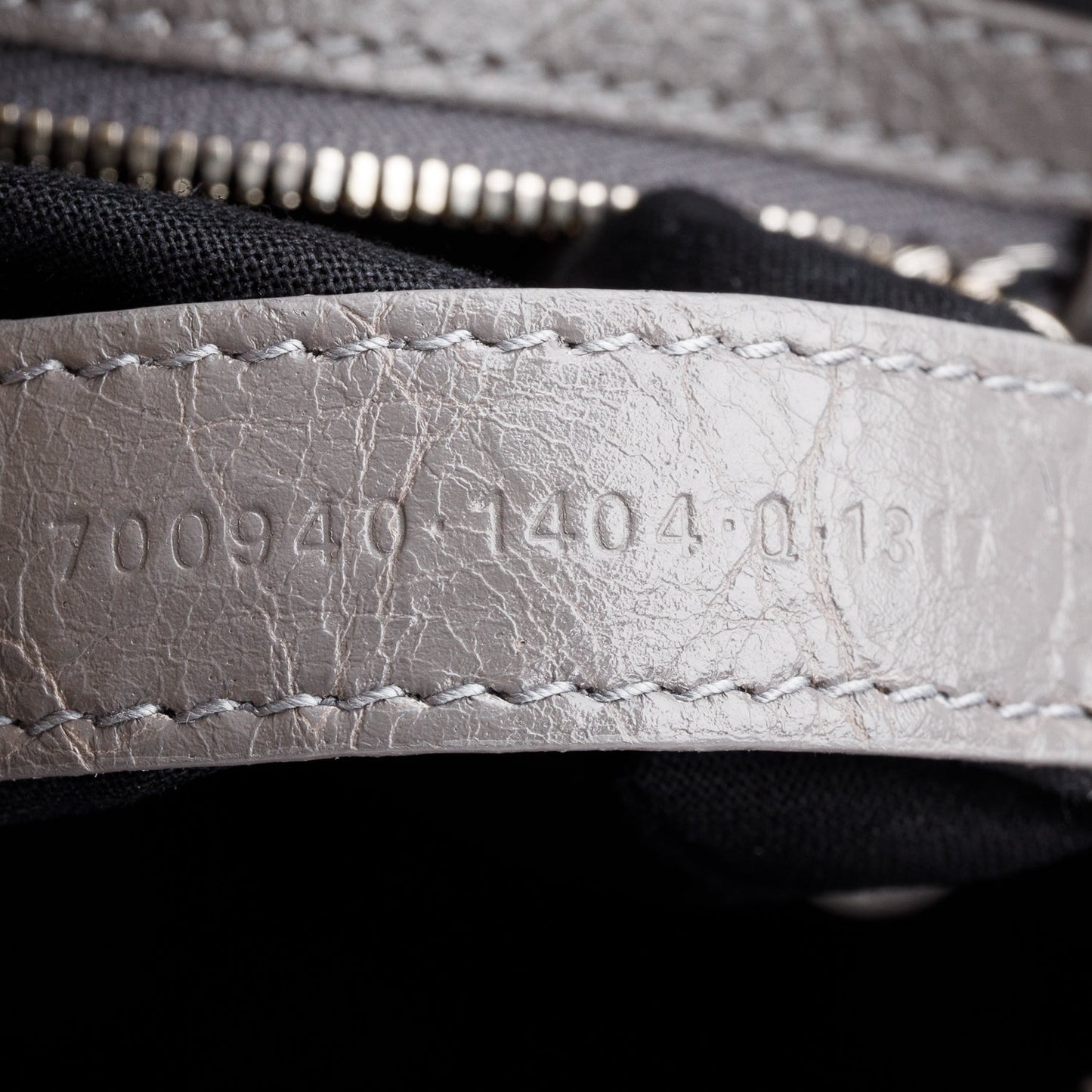 Balenciaga Grey Agneau Leather Neo Cagole XS City Bag