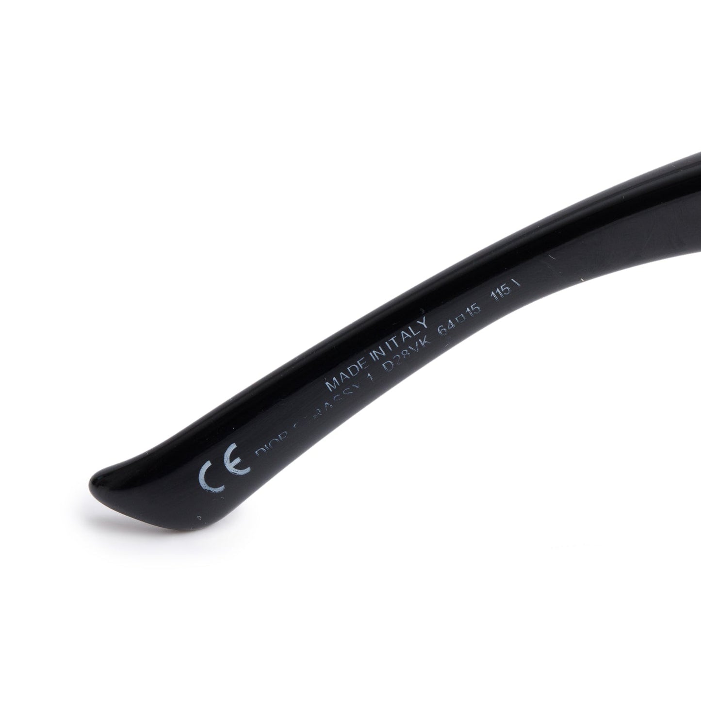 Christian Dior D2895 Black Acetate Strassy Sunglasses