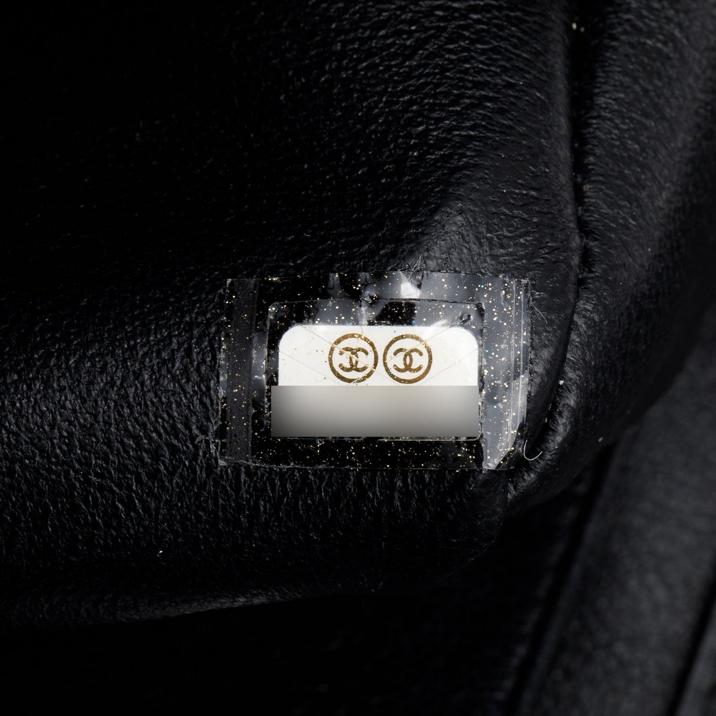 Chanel Black Patent Leather Quilted New Clutch with Chain