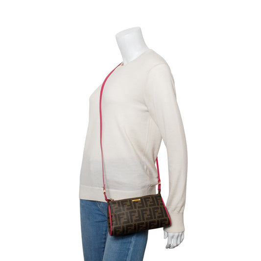 Fendi Zucca FF Canvas Crossbody Pochette