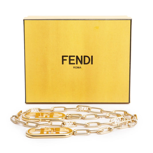 Fendi Gold Tone Strap You Chain Strap