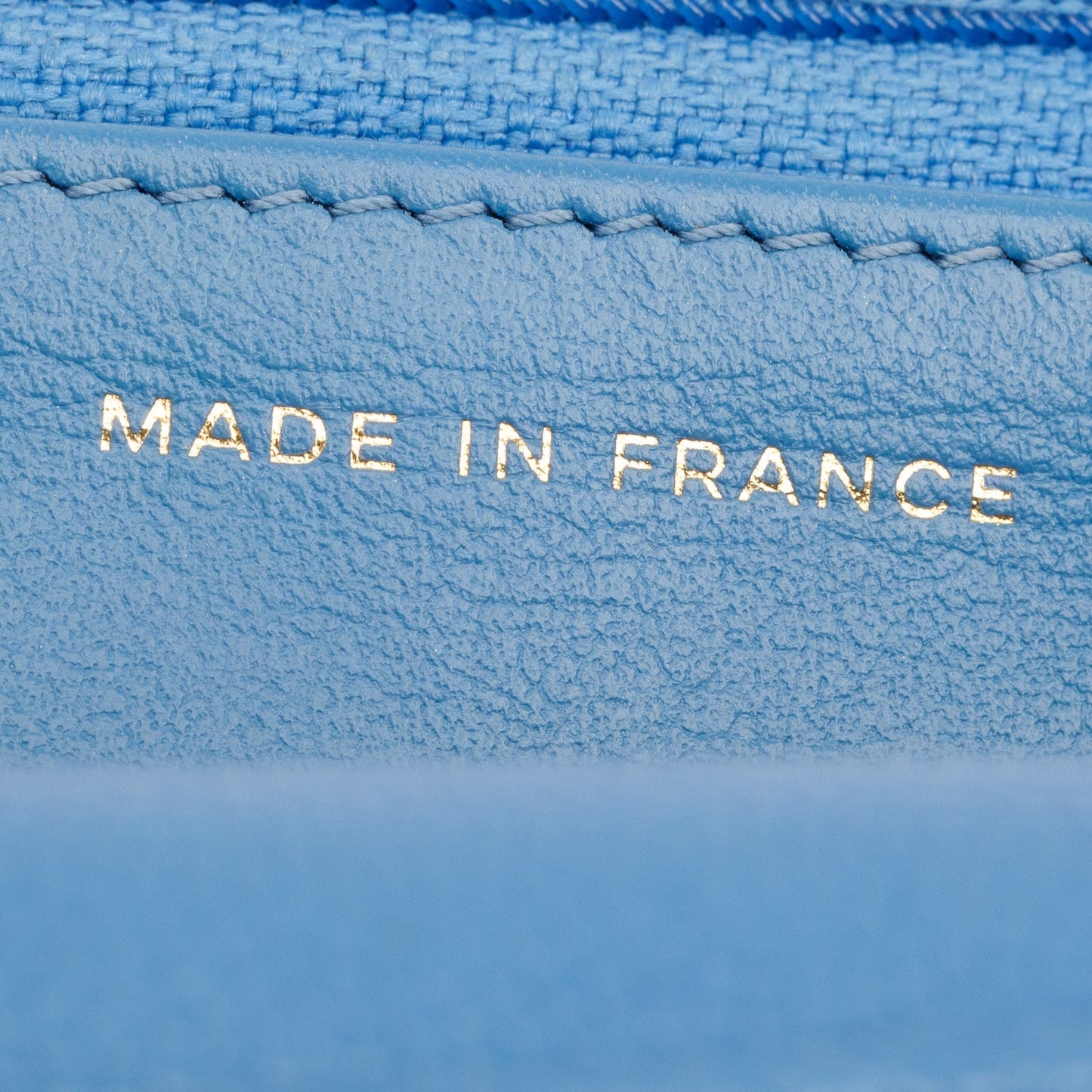 Chanel 2020 Blue Quilted Caviar Leather Classic Wallet on Chain