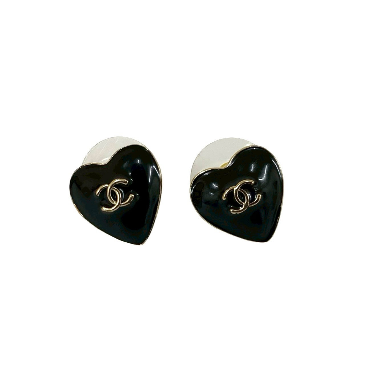 CHANEL Pierce metal gold
