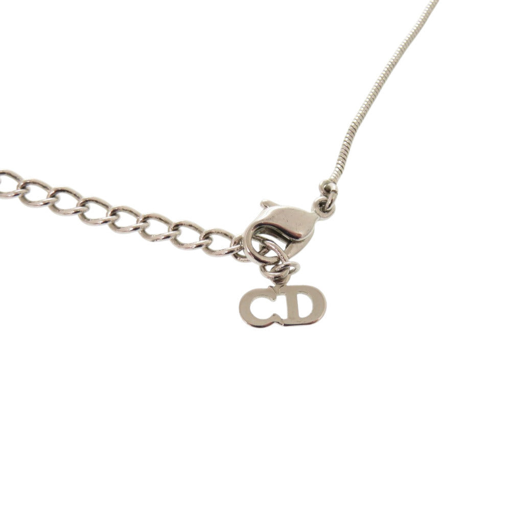 Dior Necklace metal Silver D key Women