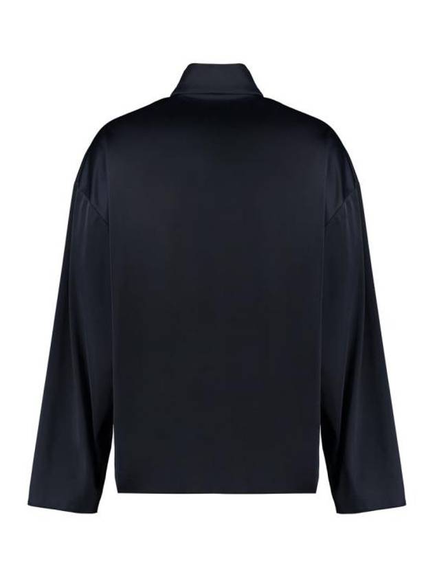Luxury Balenciaga Trending 2025 Side Zip Pockets Track Jacket Blue
