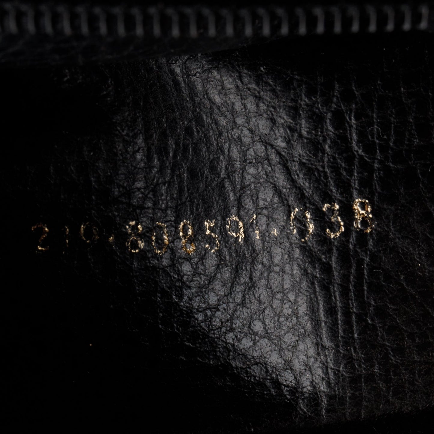 Fendi Vintage Black Leather Crossbody Bag