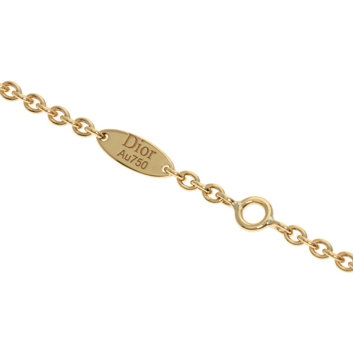 Dior Necklace 18K Yellow Gold gold Rose Celeste Moon and Sun Diamond