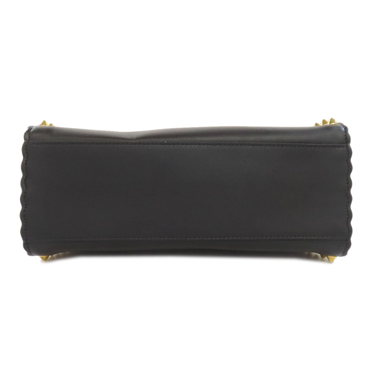 FENDI Handbag Calfskin black Mini Peekaboo Studs 2WAY Women