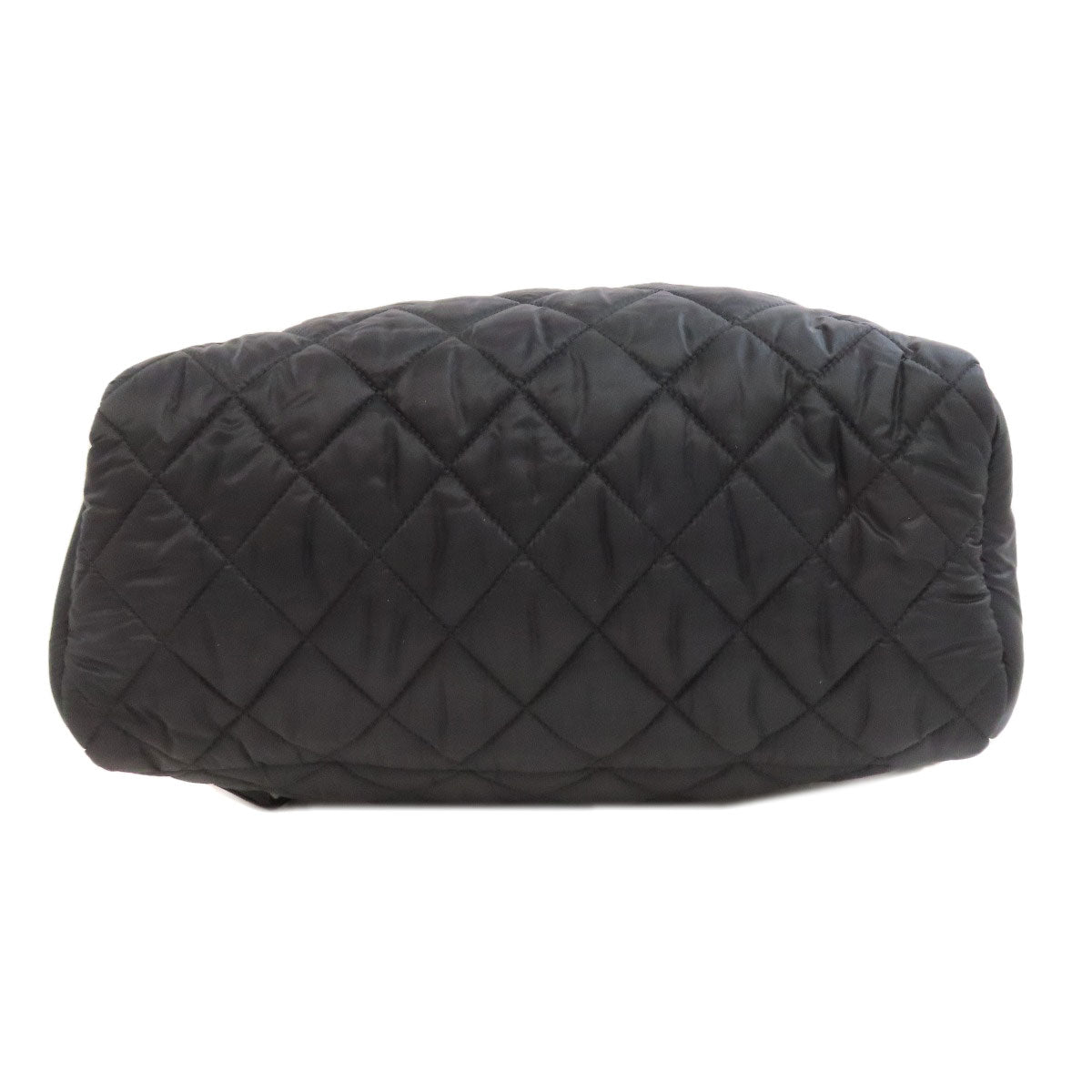 CHANEL Backpack Nylon black Cococoon SilverMetal