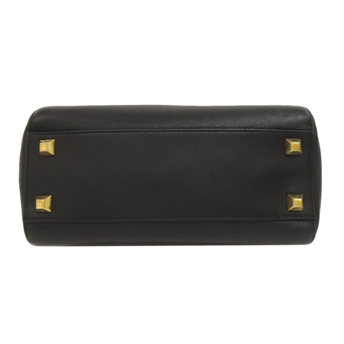 FENDI Handbag Calfskin black Peekaboo Mini Gold Edition 2-Way