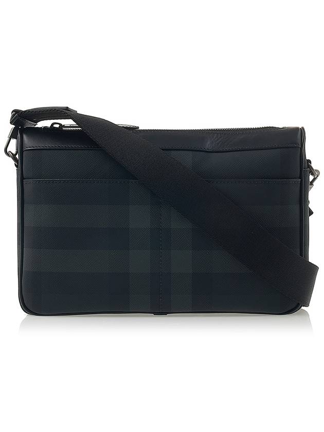 Luxury Burberry Rambler Check Cross Bag Charcoal