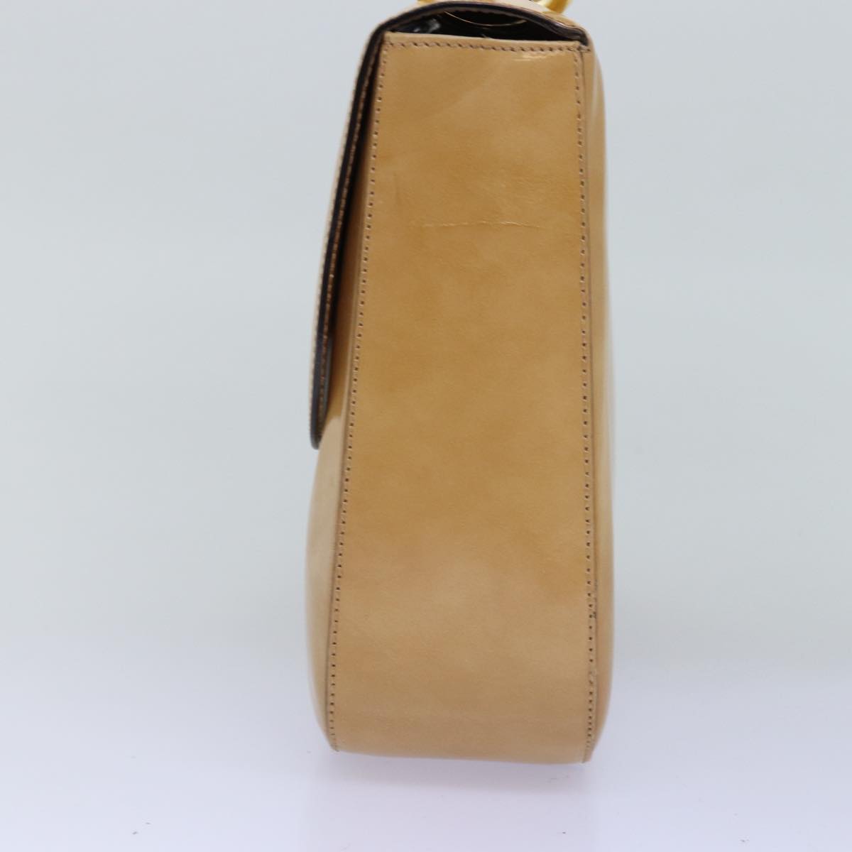 Luxury CELINE Shoulder Bag Enamel Beige 77195