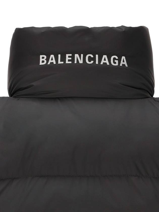 Luxury Balenciaga Trending 2025 Wrap Puffer Padded Vest Black