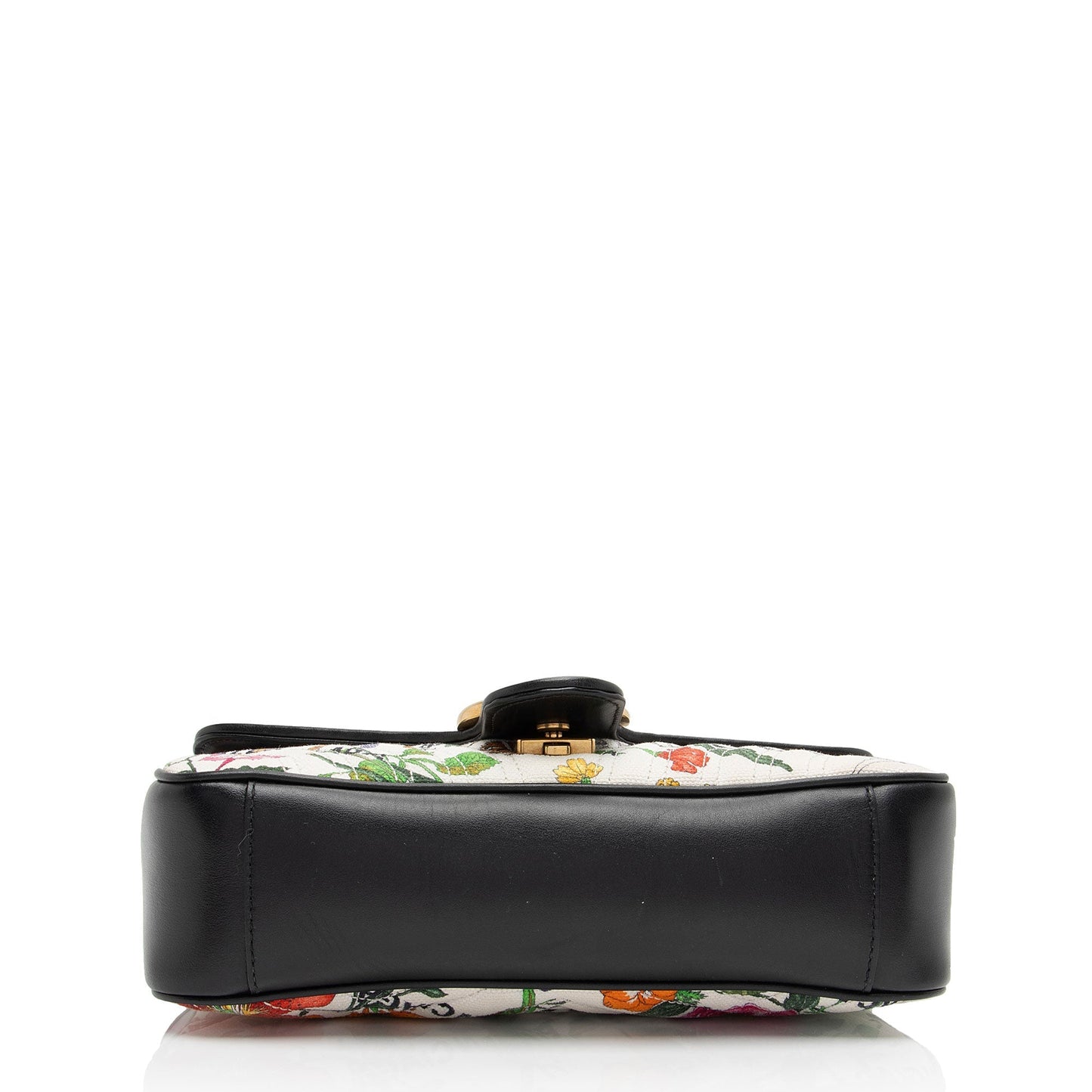 Gucci x Luxury Balenciaga Trending 2025 Canvas Flora GG Marmont The Hacker Project Small Flap Shoulder Bag